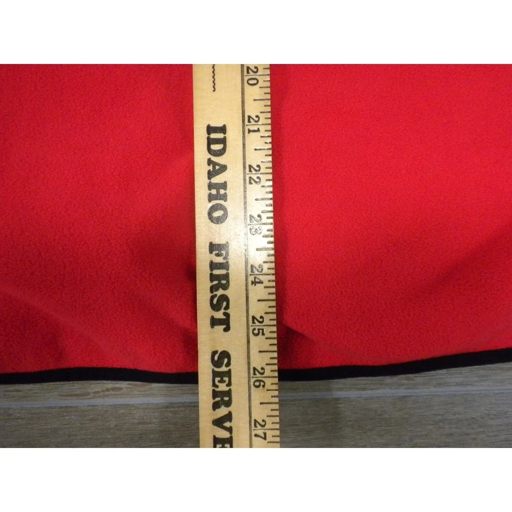 Pendleton‎ Vest Mens XL Red Fleece Full Zip Whisky Rodeo Western Cowboy Sweater